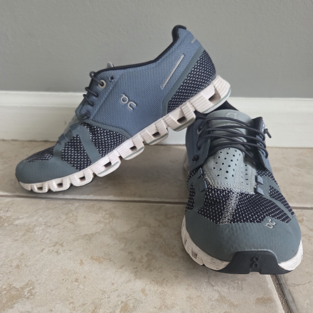 On Cloud 2 Women's Blue/Magnet Running Sneakers Size 7.5